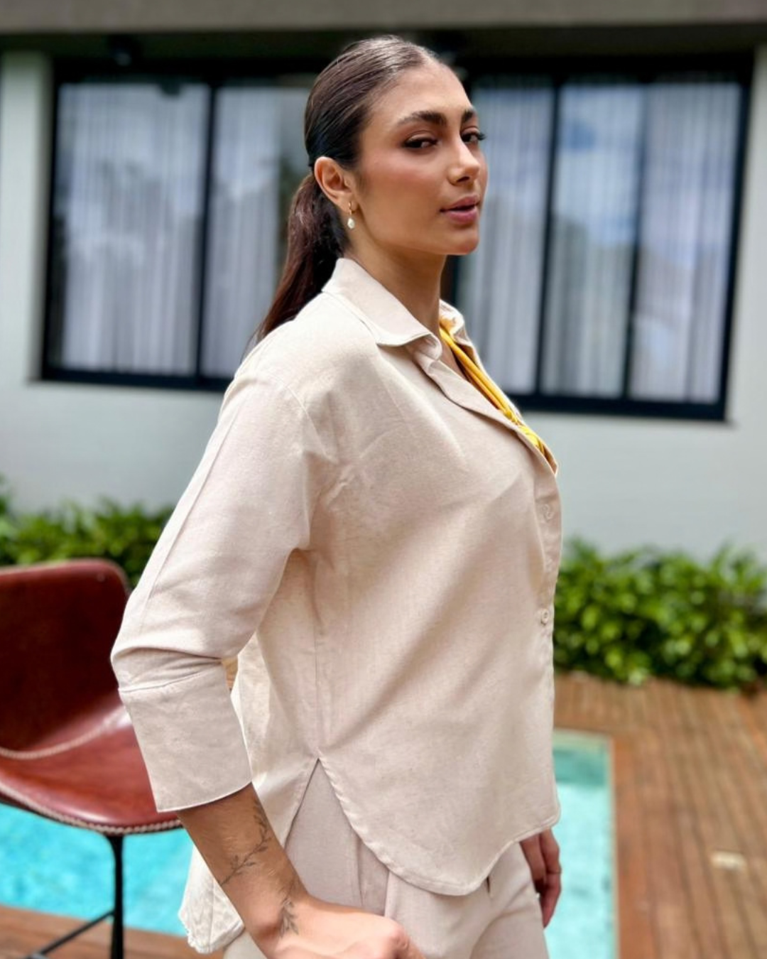 Camisa Raízes - Areia