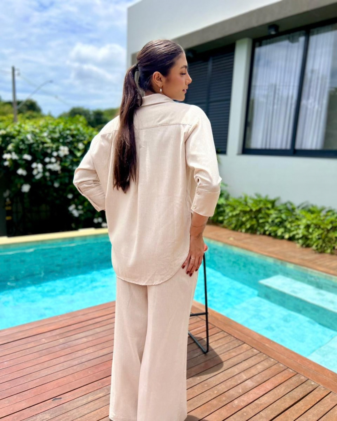 Camisa Raízes - Areia