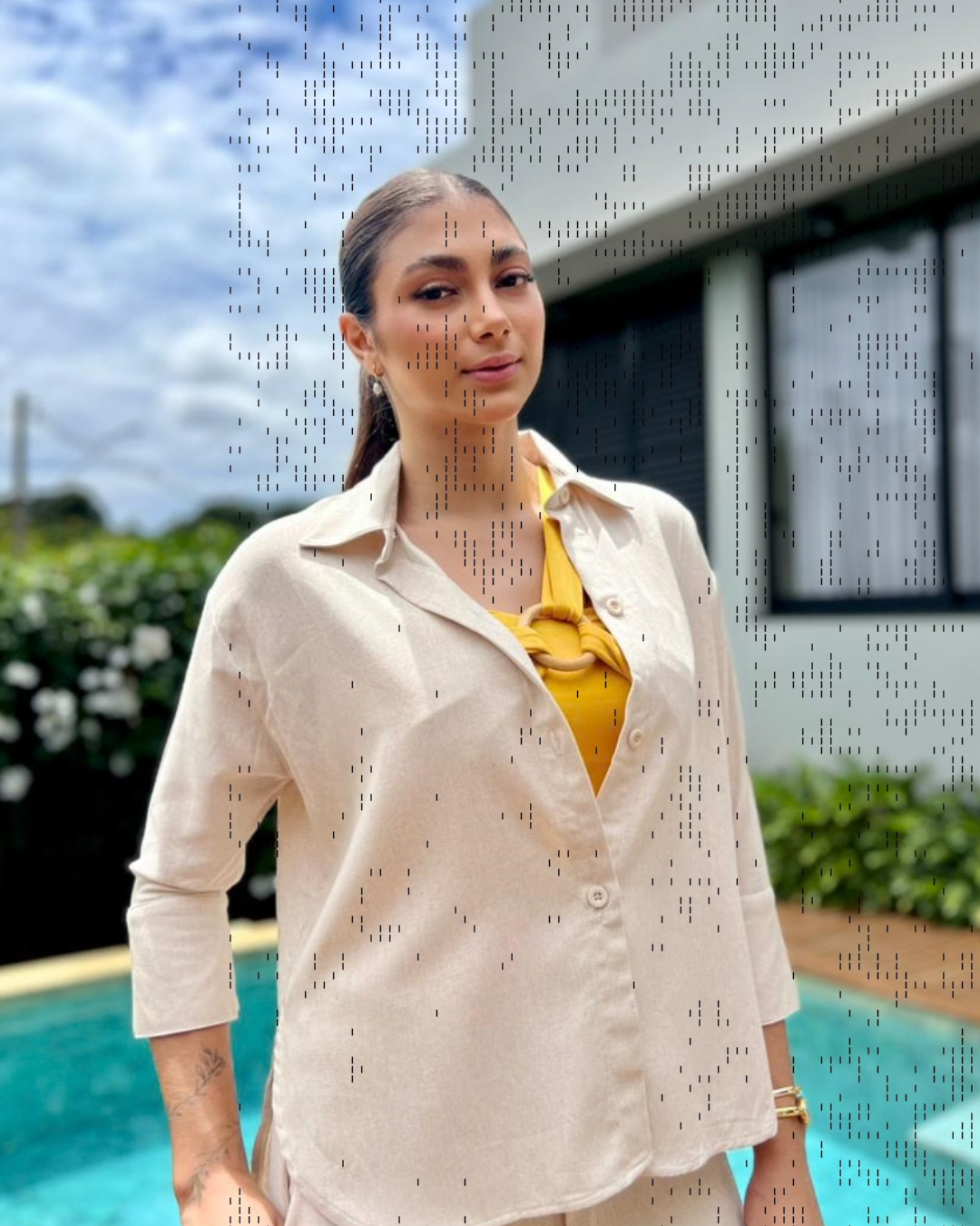 Camisa Raízes - Areia