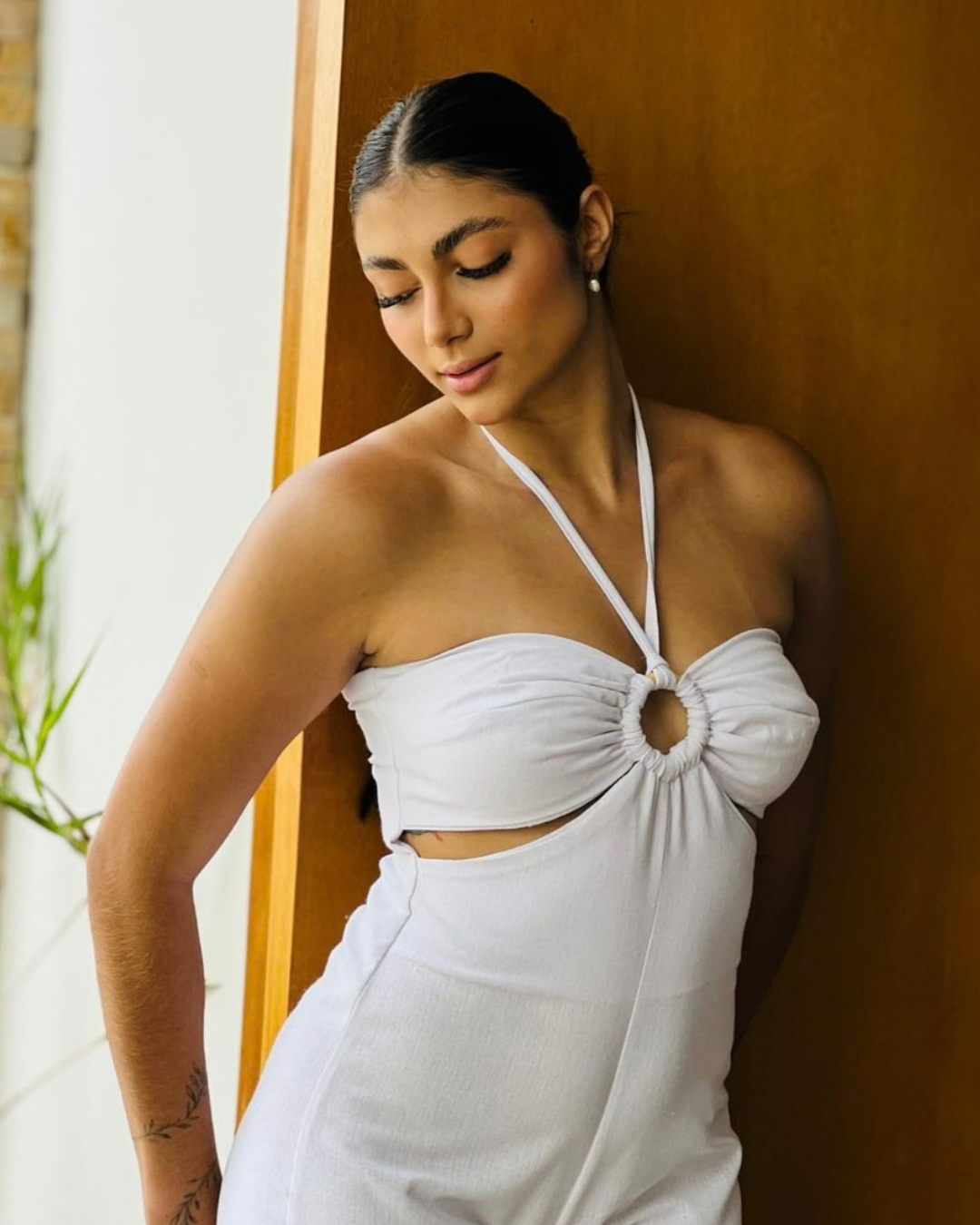 Macacão Tropicana - White