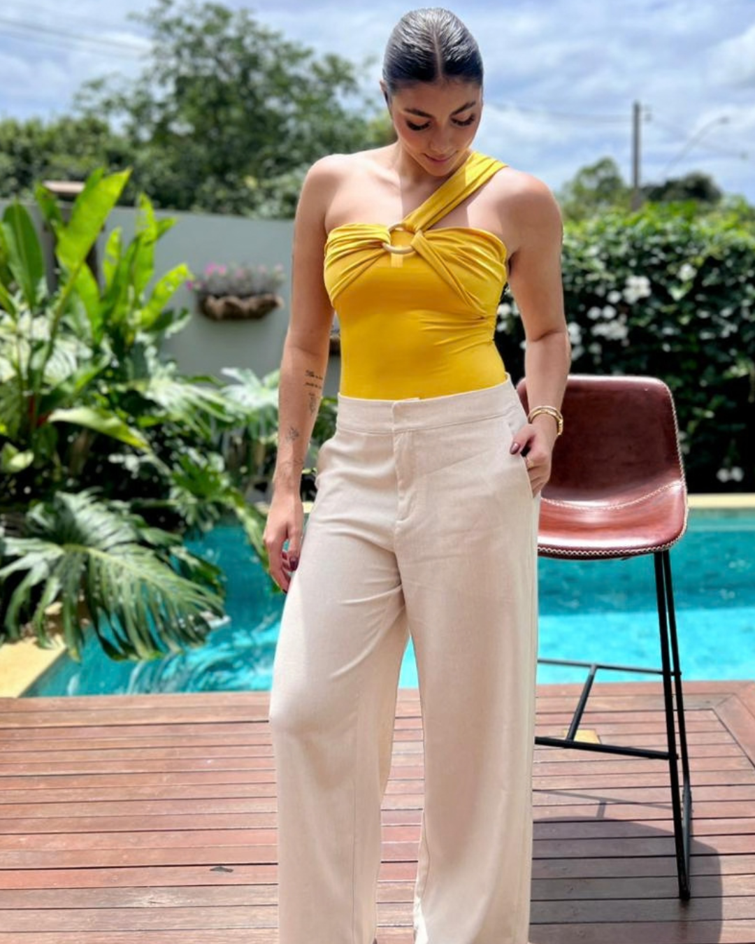 Calça Raízes - Areia