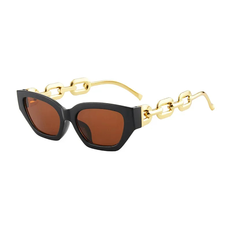 Óculos de Sol Cat Eye Feminino UV400 Elegante-16