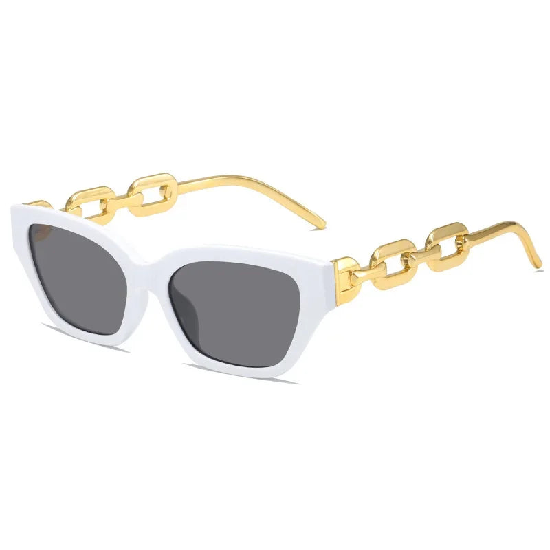 Óculos de Sol Cat Eye Feminino UV400 Elegante-15