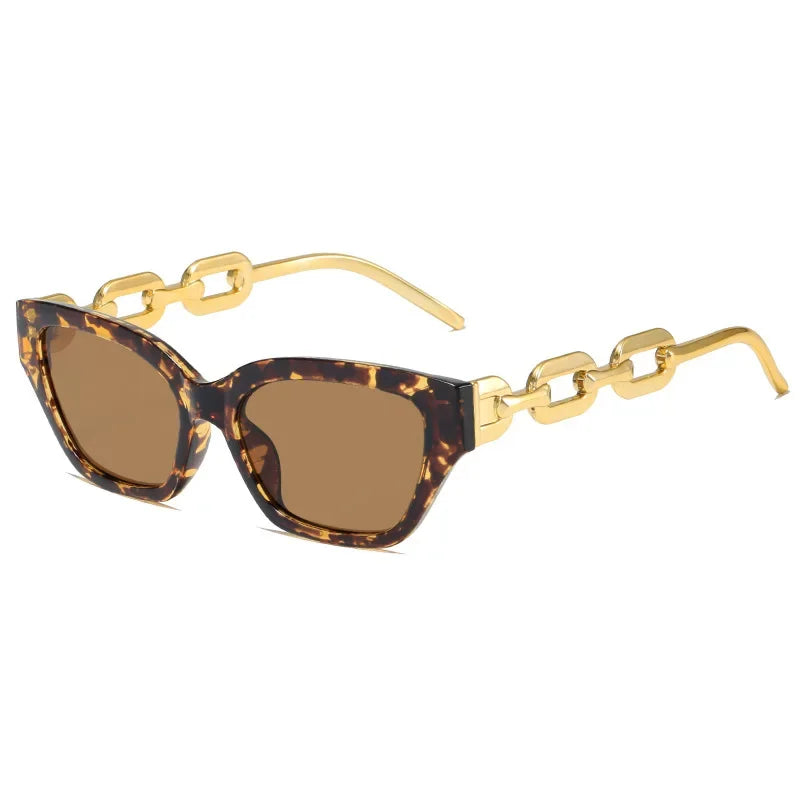 Óculos de Sol Cat Eye Feminino UV400 Elegante-14